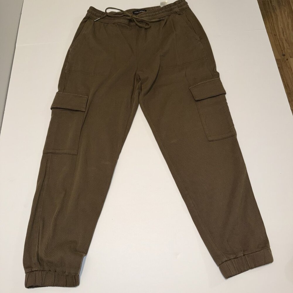 Banana Republic Cargo Pants Jogger Medium M Tencel Lyocell Olive‎ Green NEW